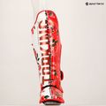 Protezioni per tibia e piede bianche Top King Rose 7