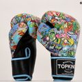 Guanti da boxe Top King Boxing Culture nero/blu 8