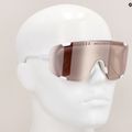 Occhiali da sole POC Devour hydrogen white/clarity trail/partly sunny silver 11