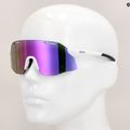 Occhiali da sole Smith Vert bianco/cromapop viola a specchio 7