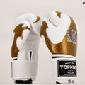 Guantoni da boxe Top King Muay Thai Empower bianco/oro 6