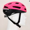 Casco da bici Rudy Project Skudo rosa fluo/nero opaco 9