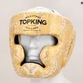 Casco da pugilato Top King Super Star bianco/oro 8