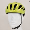 Casco da bicicletta MET Idolo giallo lime metallizzato lucido 9