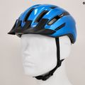 Casco da bicicletta MET Downtown blu lucido 8