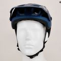 Casco bici MET Terranova blu alzavola/nero metallizzato opaco 9