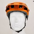 Casco bici MET Terranova arancione/titanio metallizzato opaco 9