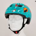 Casco da bicicletta per bambini MET Hooray verde frutta lucido 9