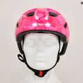 Casco da bicicletta per bambini MET Hooray rosa cuori lucido 7