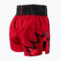 Pantaloncini da allenamento Venum Inferno Muay Thai da uomo rosso/grigio carbone/nero 4