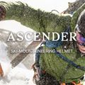 Casco da sci Sweet Protection Ascender grigio ardesia metallizzato/arancione cerbottana 9