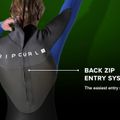 Muta da uomo Rip Curl Omega 5/3 mm GB B/Zip blu 4