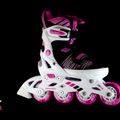 Pattini a rotelle per bambini Tempish Gokid Girl bianco/rosa 10
