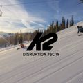 Sci da discesa femminile K2 Disruption 76C W + attacchi 10 Compact Quikclik Free 12