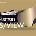 Occhiali da sci Salomon S/View nero/rosso medio 7