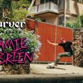 Surfskate skateboard Carver C7 Raw 31" JOB Blue Tiger 2022 Completo blu e rosa C1013011140 16