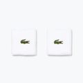 Lacoste RL9272 2 pezzi fasce da polso bianche.