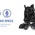Pattini a rotelle Powerslide Argon 80 nero da uomo 15