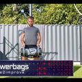 Pure2Improve 15kg Power Bag grigio/nero P2I201730 borsa da allenamento 7