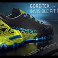 Scarpa da corsa La Sportiva Bushido II GTX da uomo blu notte/rosso tango 18