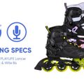 Pattini a rotelle Playlife da donna Lancer 84 bianco 17