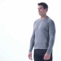 Maglia termica da uomo icebreaker 200 Oasis Crewe gritstone 14