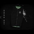 Gilet Mystic Check Out Wake nero 6