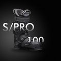 Scarponi da sci da uomo Salomon S/Pro 100 GW nero/belluga/argento scuro metallizzato 10