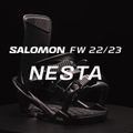 Attacchi da snowboard da donna Salomon Nesta nero 10