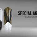 Cabrinha Special Agent marrone/nero kiteboard K1FBSPAGT105XXX 9