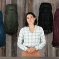 Zaino trekking da uomo Osprey Kestrel 58 l verde bonsai 9