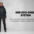 Giacca da pioggia da uomo Fjällräven Keb Eco-Shell nero 21