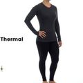 Smartwool Merino 250 Baselayer Crew da donna in scatola manica lunga termica nera 8