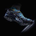 Scarpa da avvicinamento Salewa Wildfire Edge da uomo, blu ombra/giallo fluo 11