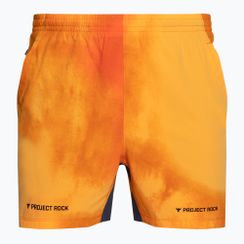 Under Armour Project Rock Ultimate 5" PT pantaloncini da allenamento da uomo atomic/team orange/nero