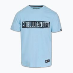 Maglietta da uomo Pitbull Eighty Nine Dog blu chiaro
