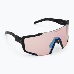 Occhiali da sole SCOTT Shield nero opaco/blu chrome enhancer