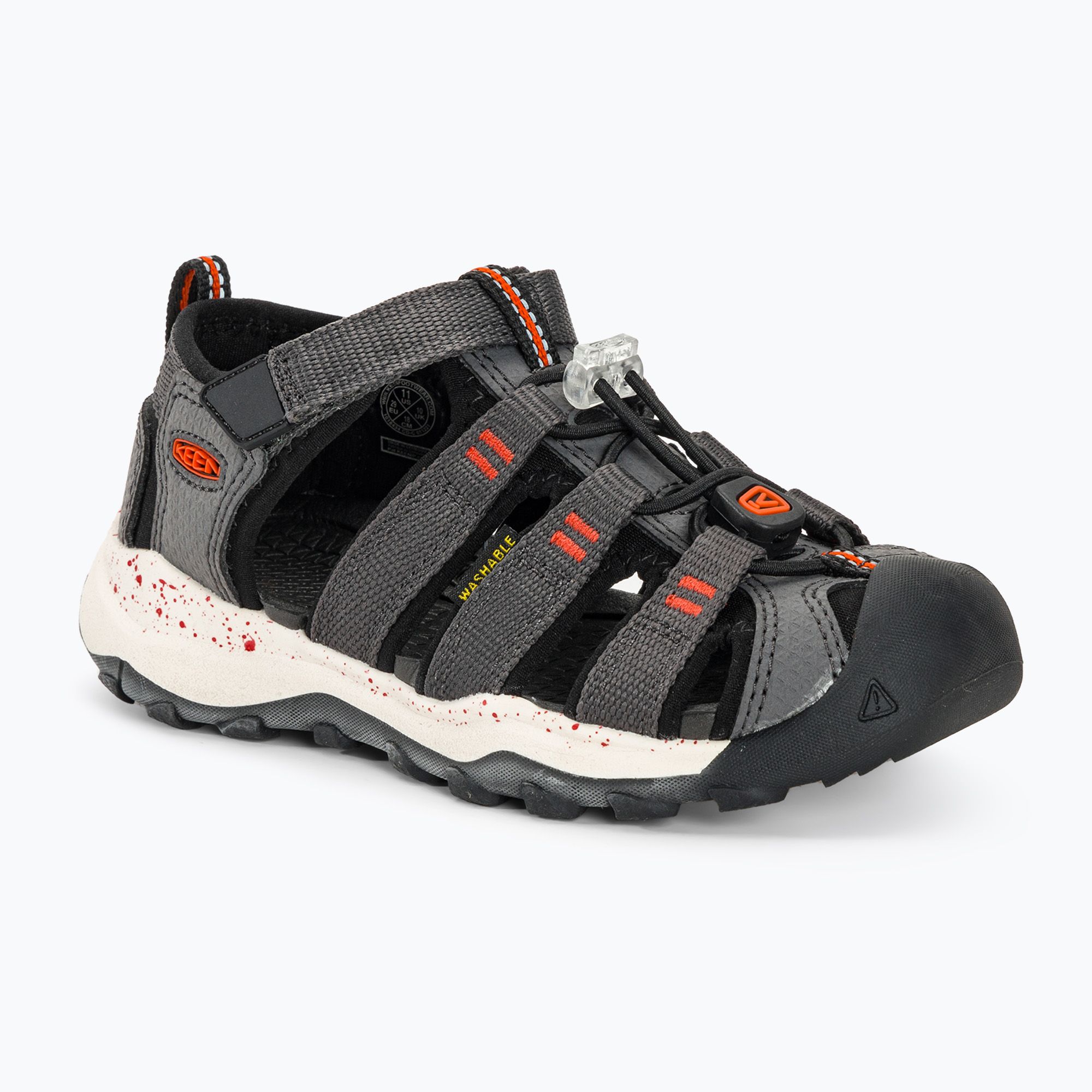 KEEN Newport Neo H2 magnete/arancio piccante sandali da trekking per bambini (29 EU) (Newport Neo H2 1018434)