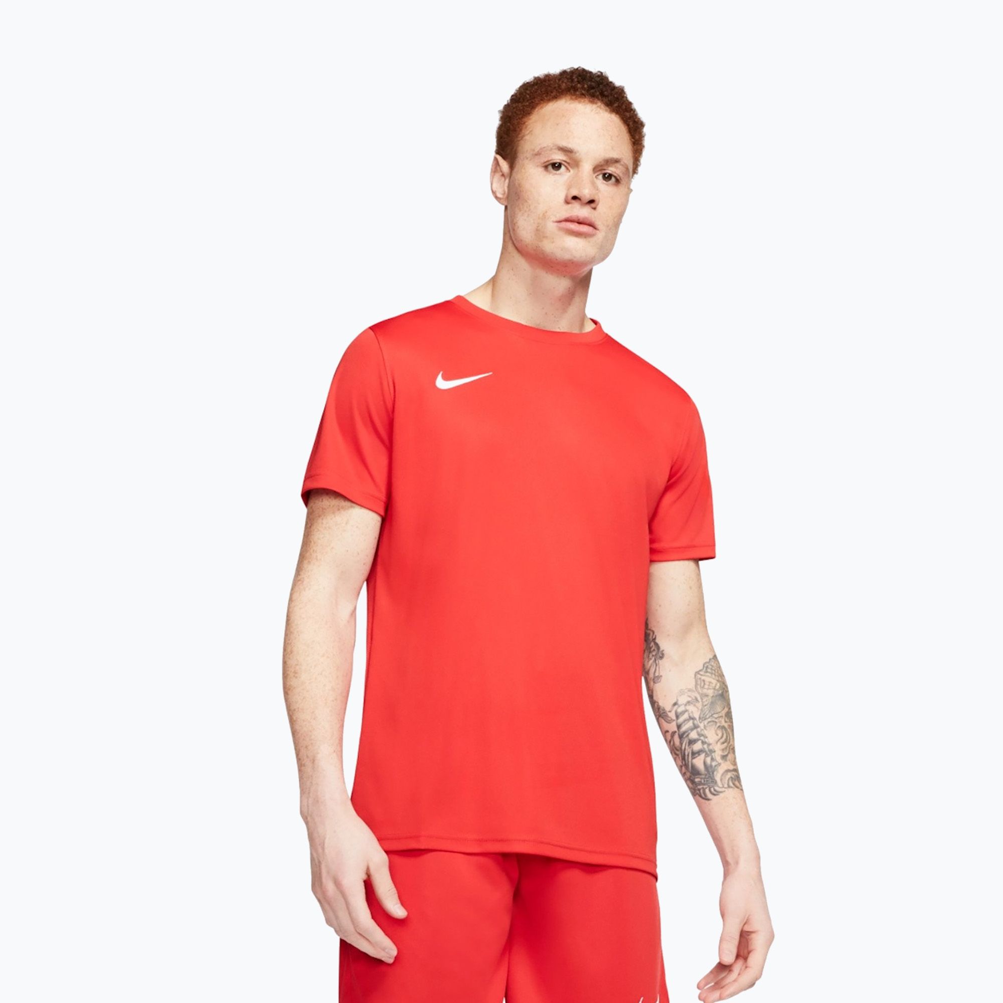 Maglia da calcio Nike Dri-Fit Park VII university red/white da uomo (M) (Dri-Fit Park VII BV6708)
