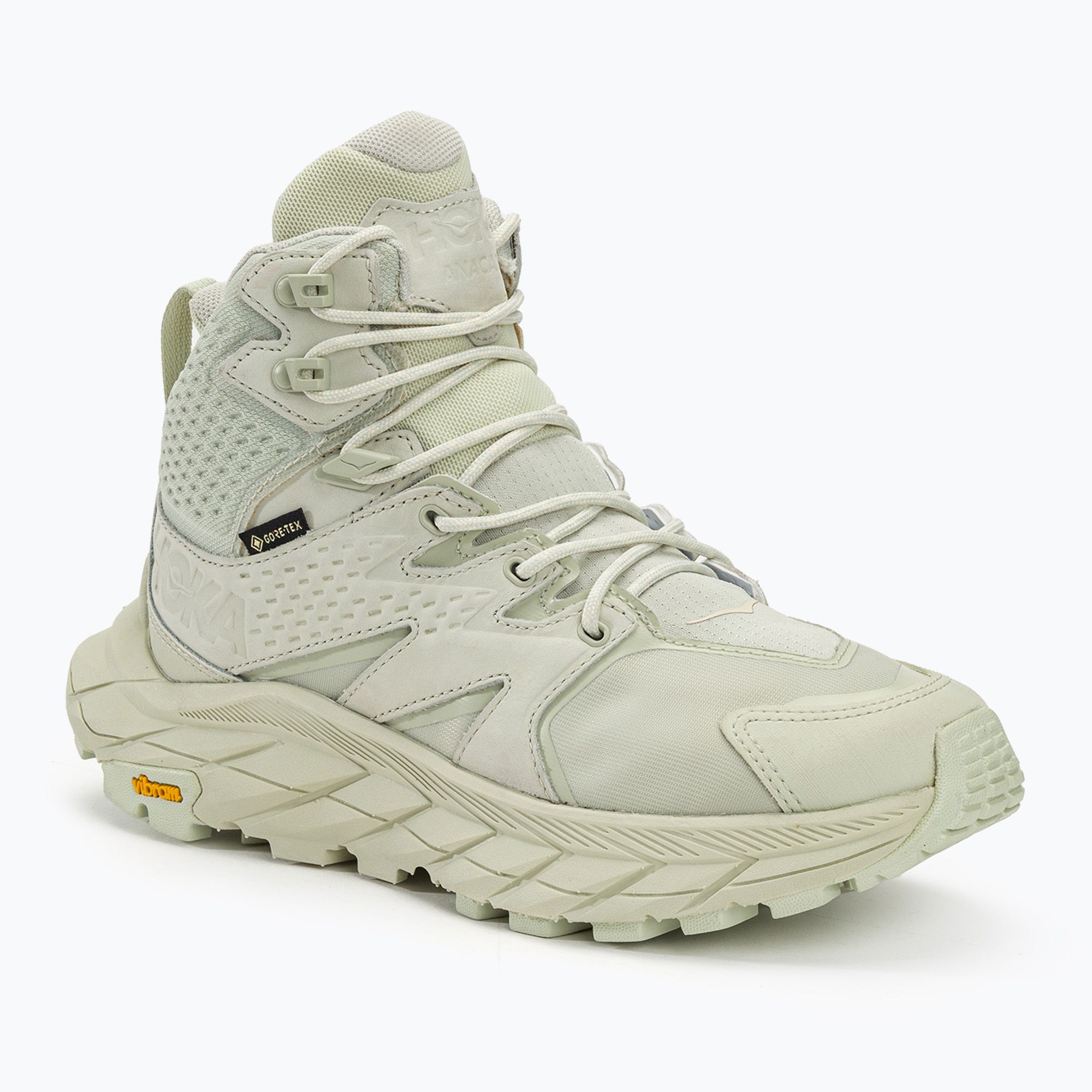 Stivali da trekking da donna HOKA Anacapa Mid GTX celedon tint/eggnog (44 EU) (Anacapa Mid GTX 1130532)