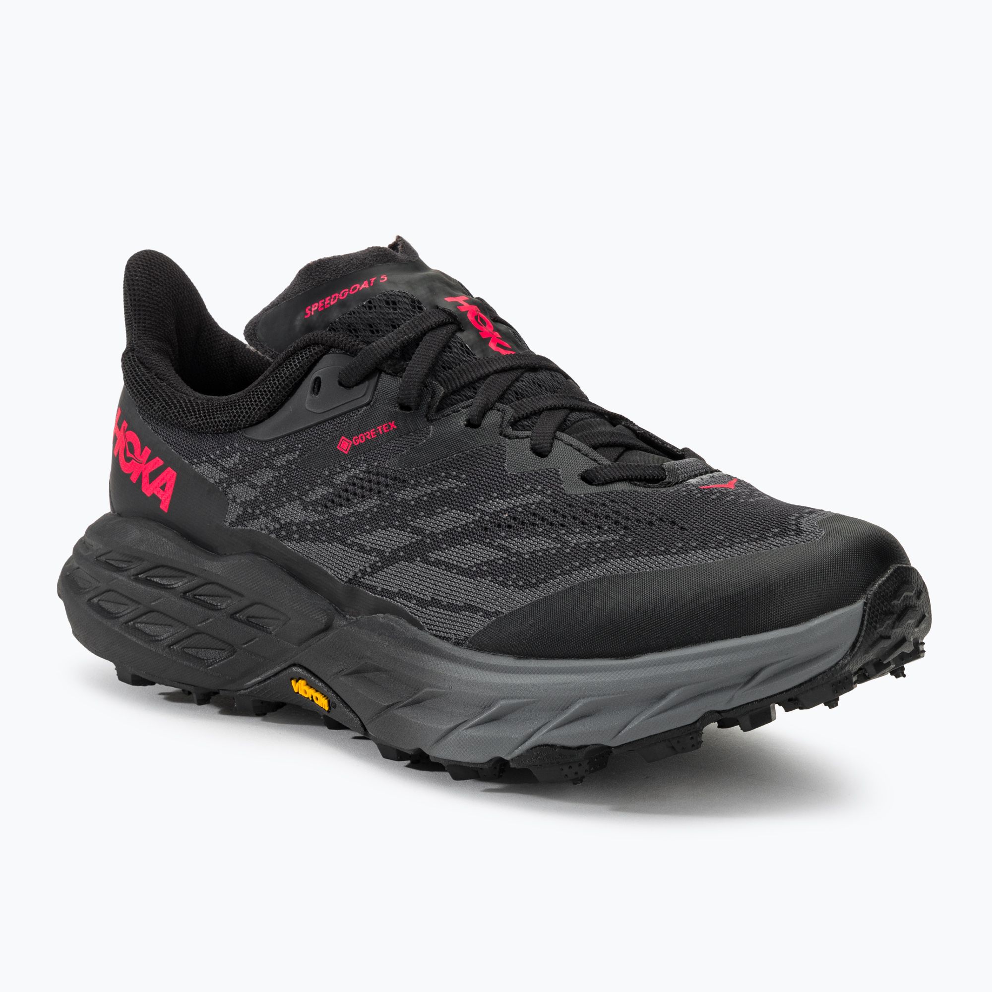 Scarpe da corsa da donna HOKA Speedgoat 5 GTX Spike nero/nero (39 1/3 EU) (Speedgoat 5 GTX Spike 1133532)