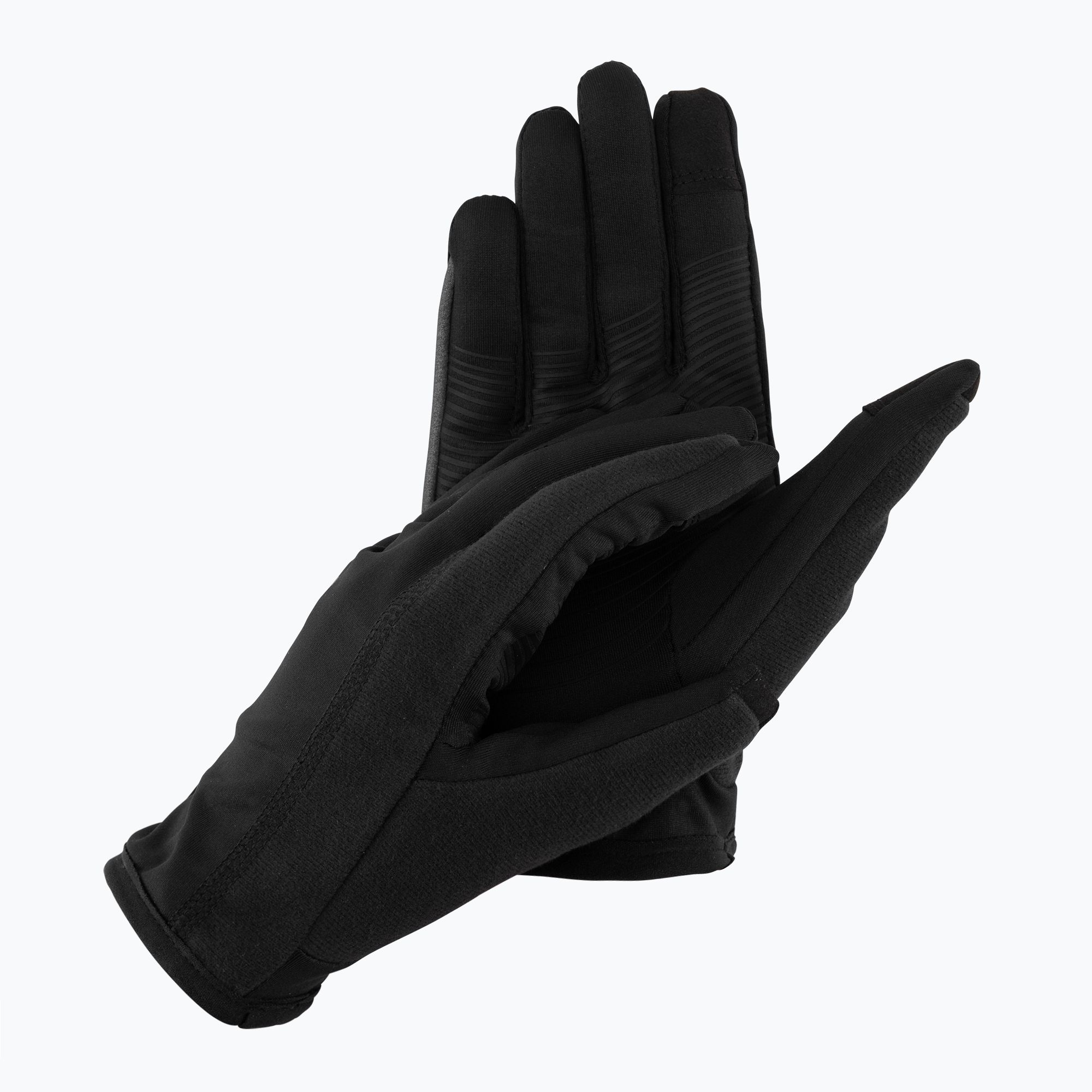 Guanti da corsa Under Armour Storm Run Liner nero/nero/nero riflettenti da uomo (S) (Storm Run Liner 1377510-001)