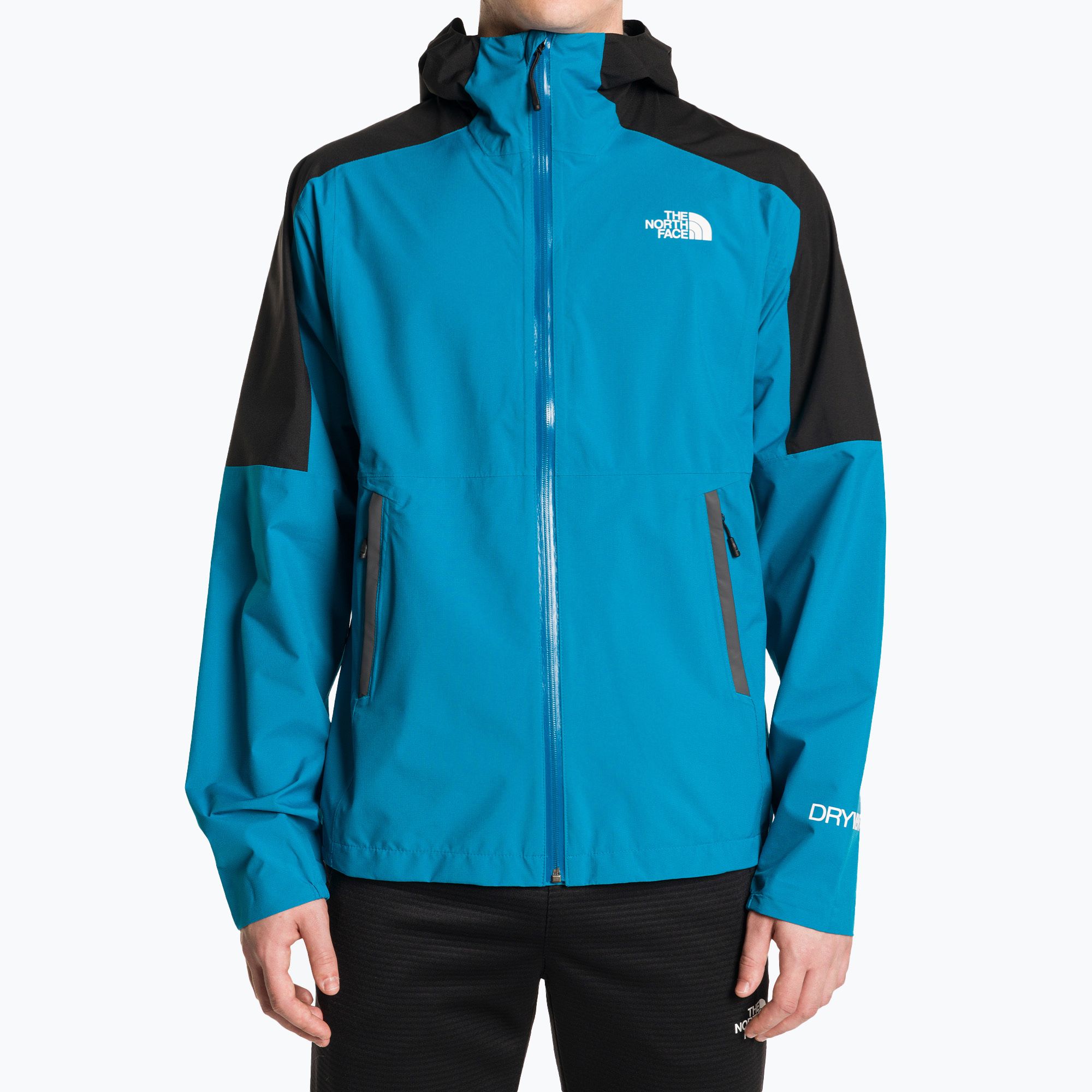 Giacca da pioggia da uomo The North Face Sheltered Creek 2,5 L blu adriatico/nero (S) (Sheltered Creek NF0A880XUID1)