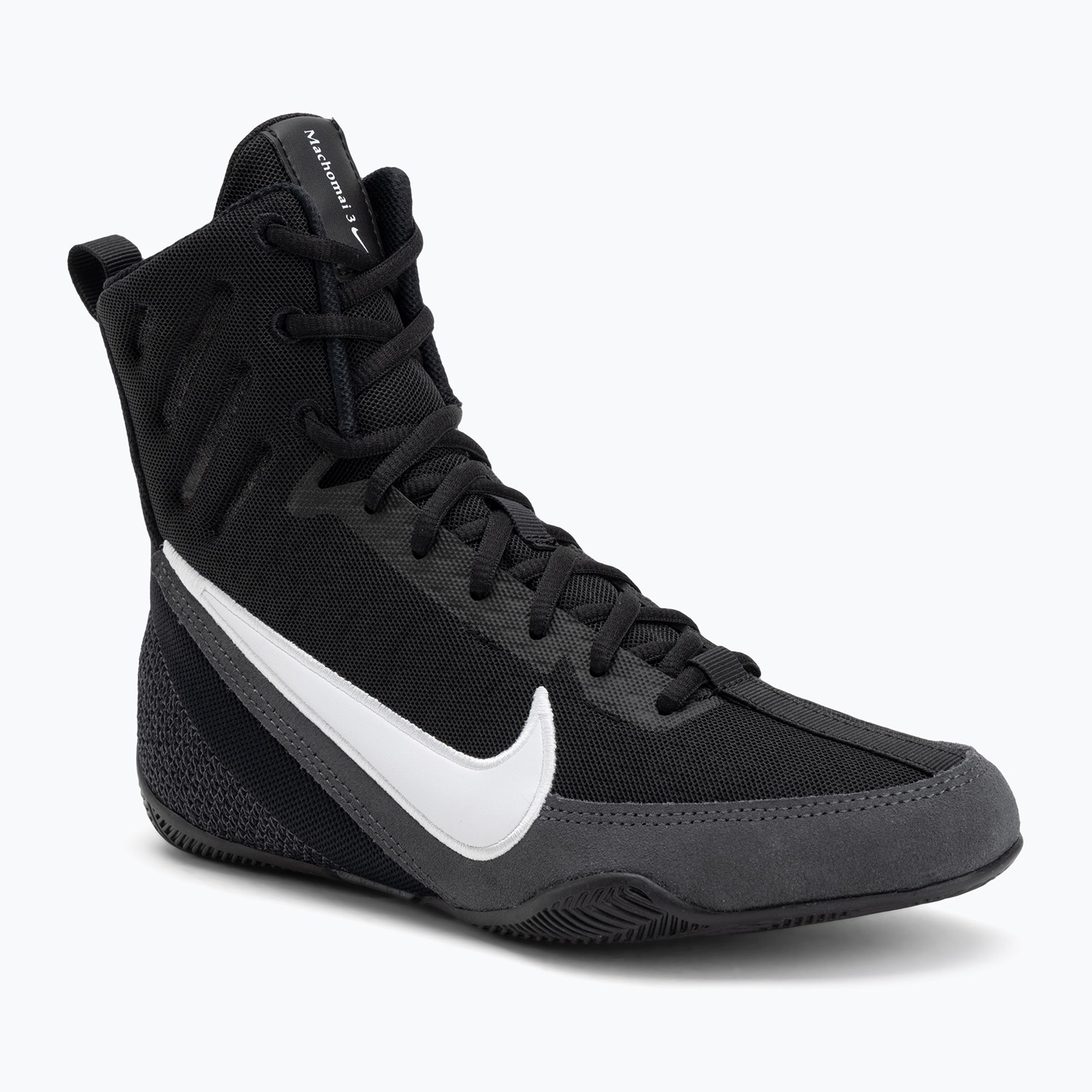 Scarpe da boxe Nike Machomai 3 bianco/nero (44 EU) (Machomai 3 HF7333-001)