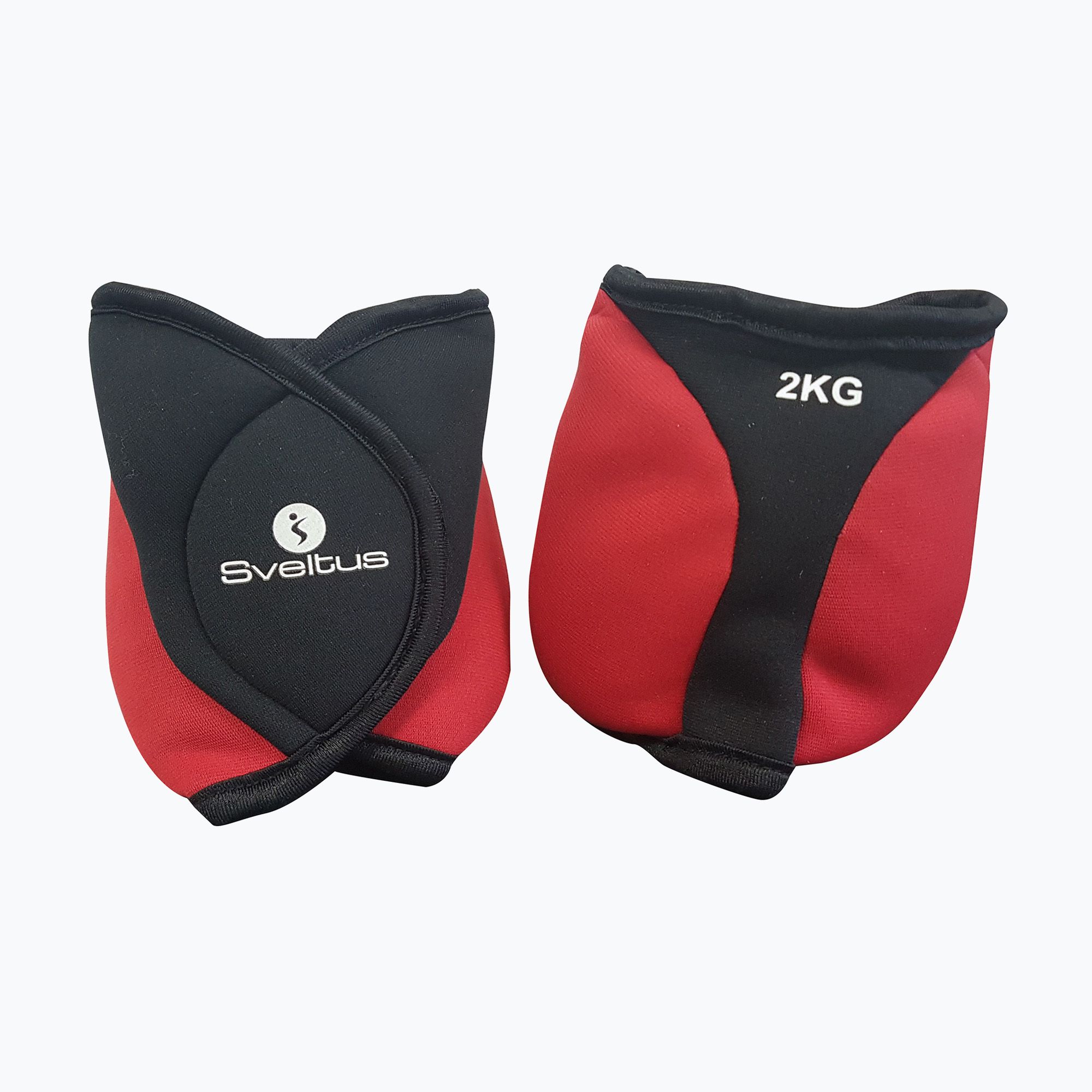 Pesi per caviglie Sveltus 2 kg 2 pezzi rosso/nero (2 kg) (0983)