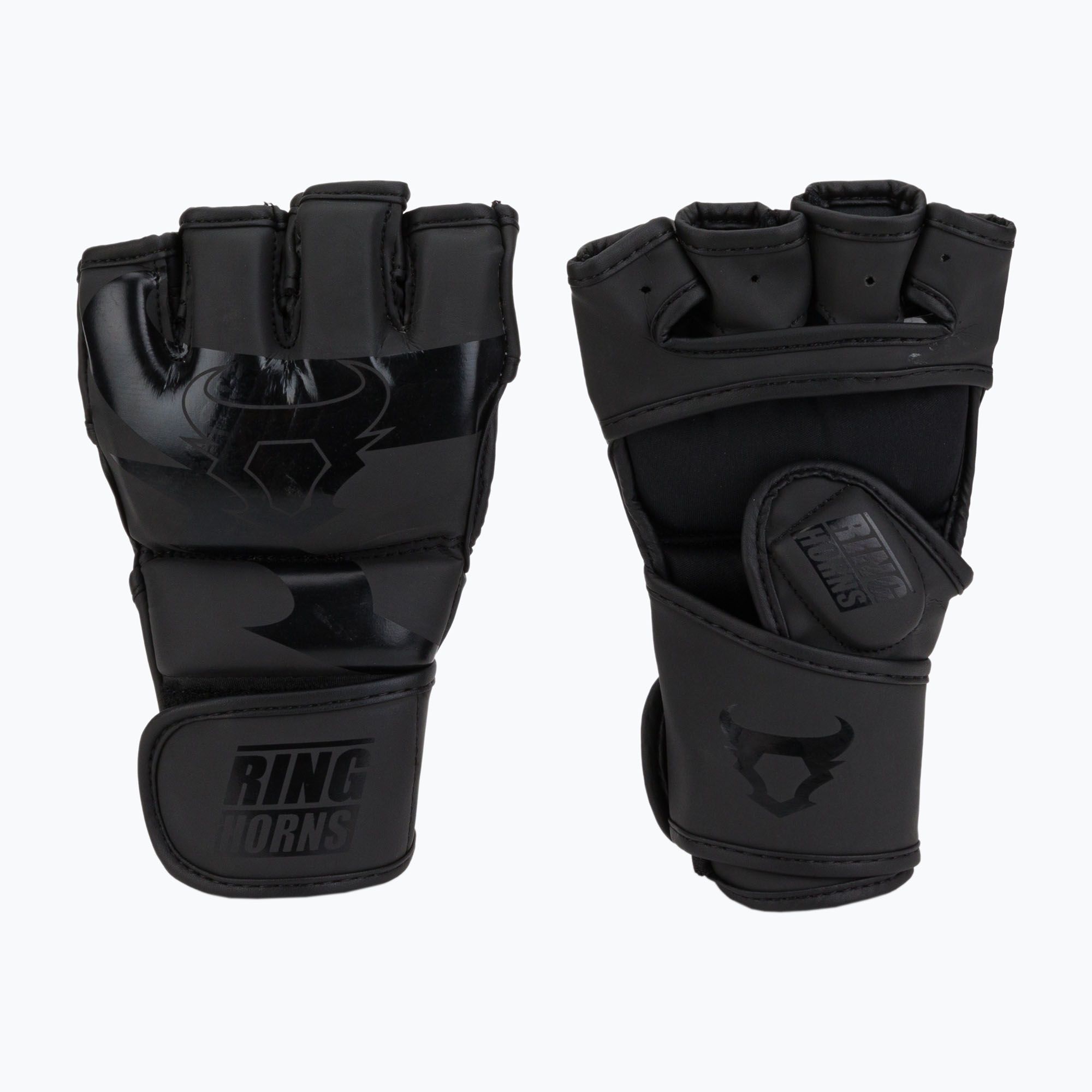 Guanti da MMA Ringhorns Charger nero/nero (L-XL) (Charger RH-00007-114)