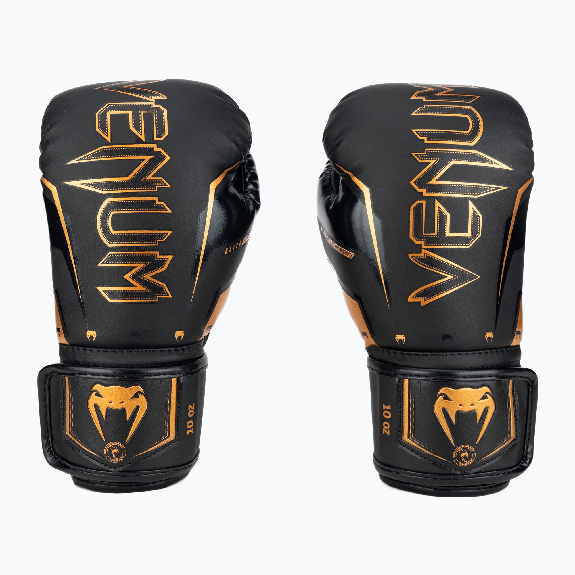 Guantoni da boxe Venum Elite Evo nero/bronzo (8 oz) (Elite Evo 04260)