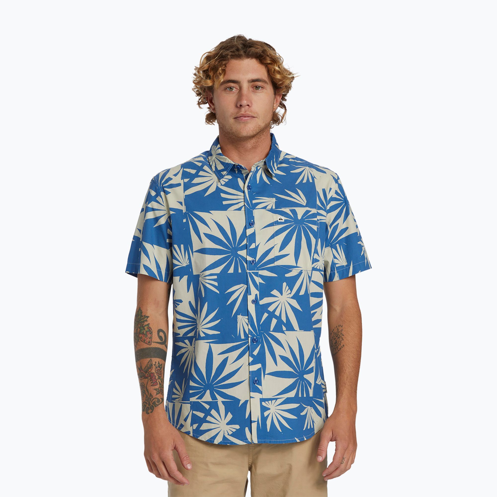Quiksilver Uomo Apero Organic Classic star sapphire apero organic ss shirt (S) (Apero Organic Classic AQYWT03314-BNJ7)