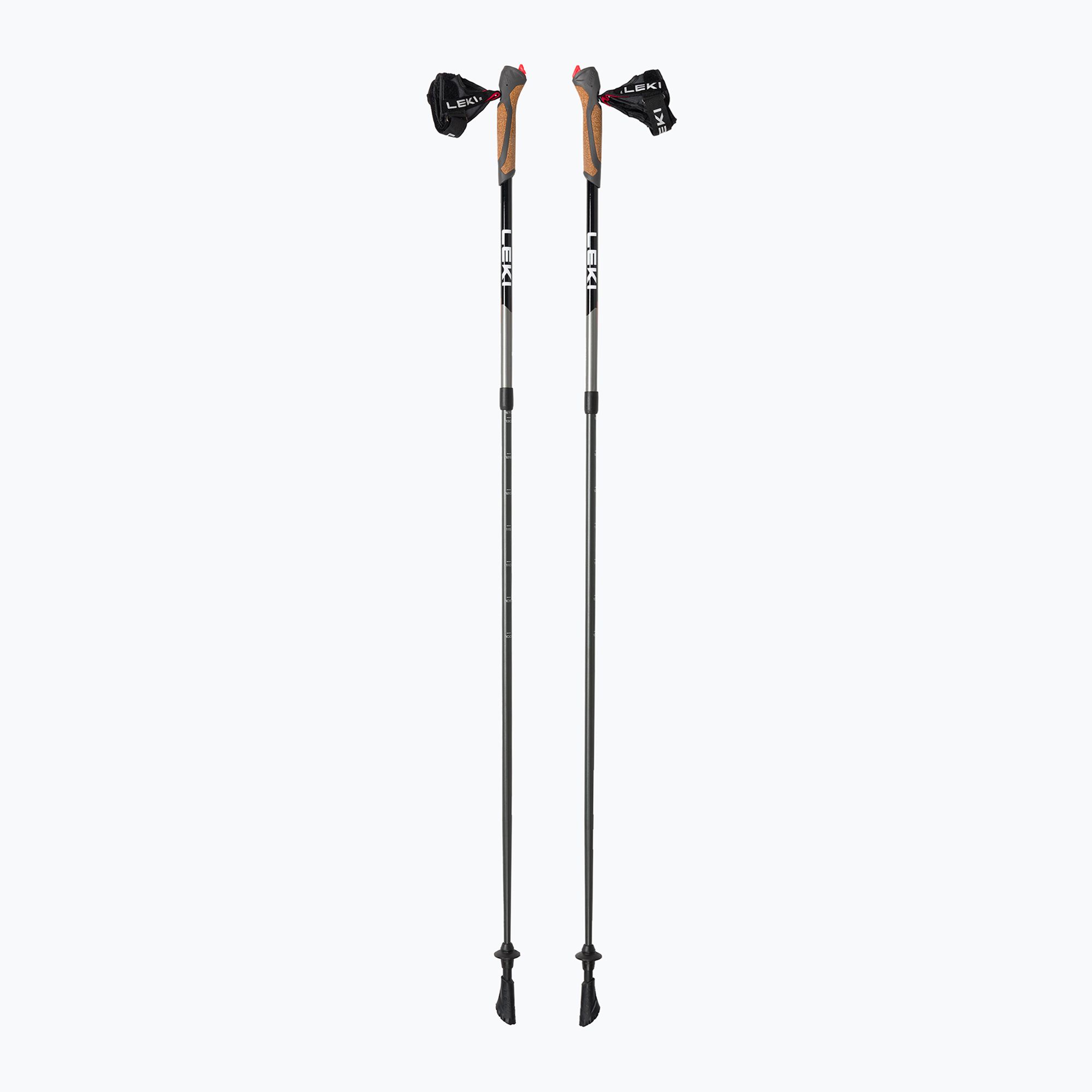Bastoncini da nordic walking LEKI Spin nero e argento 65326161