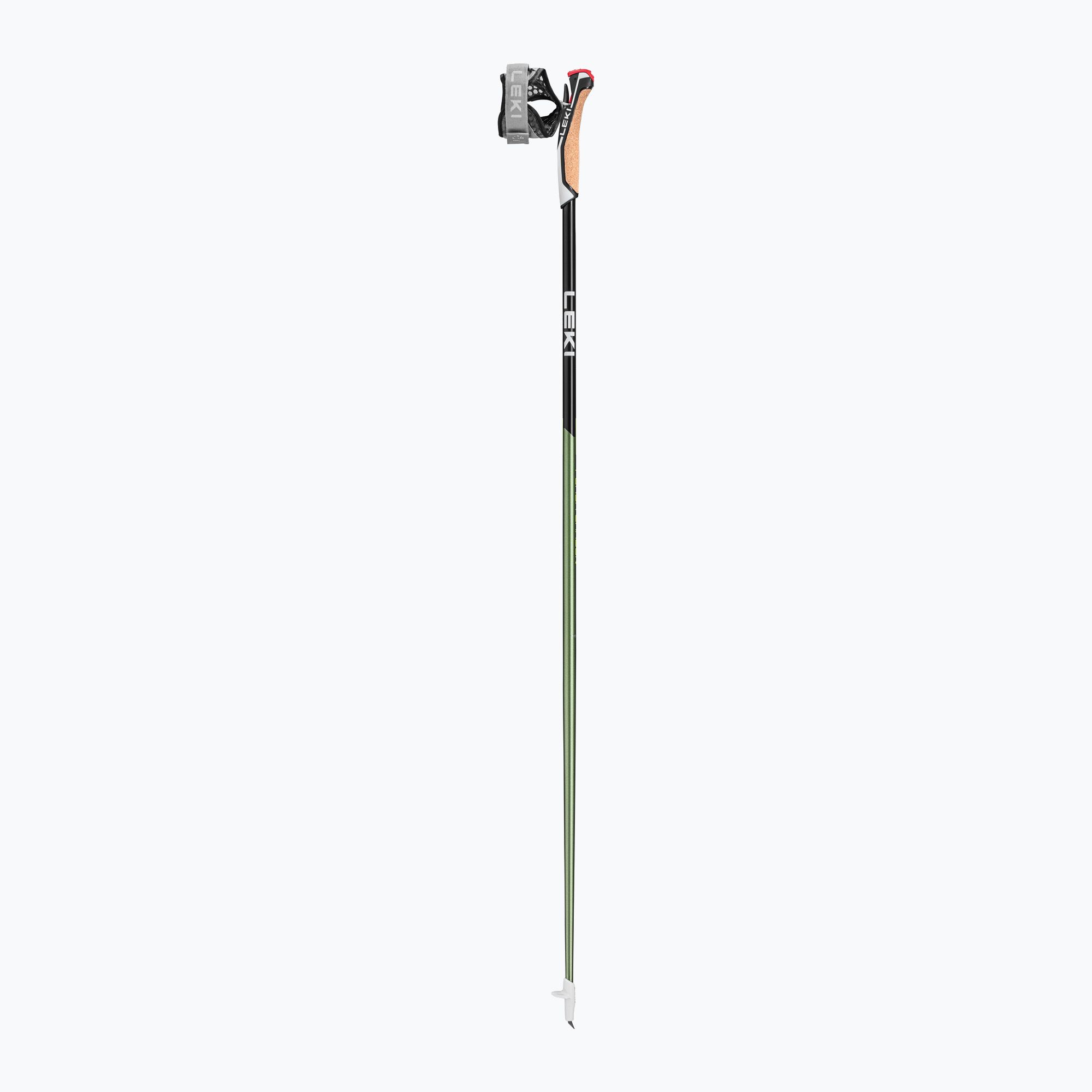 LEKI Flash Carbon bastoncini da nordic walking nero-verde 65325602105 (110 cm) (Flash Carbon 65325602125)